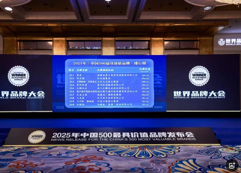 永利集团官网荣膺“中国500最具价值品牌”，，彰显科技品牌强劲实力